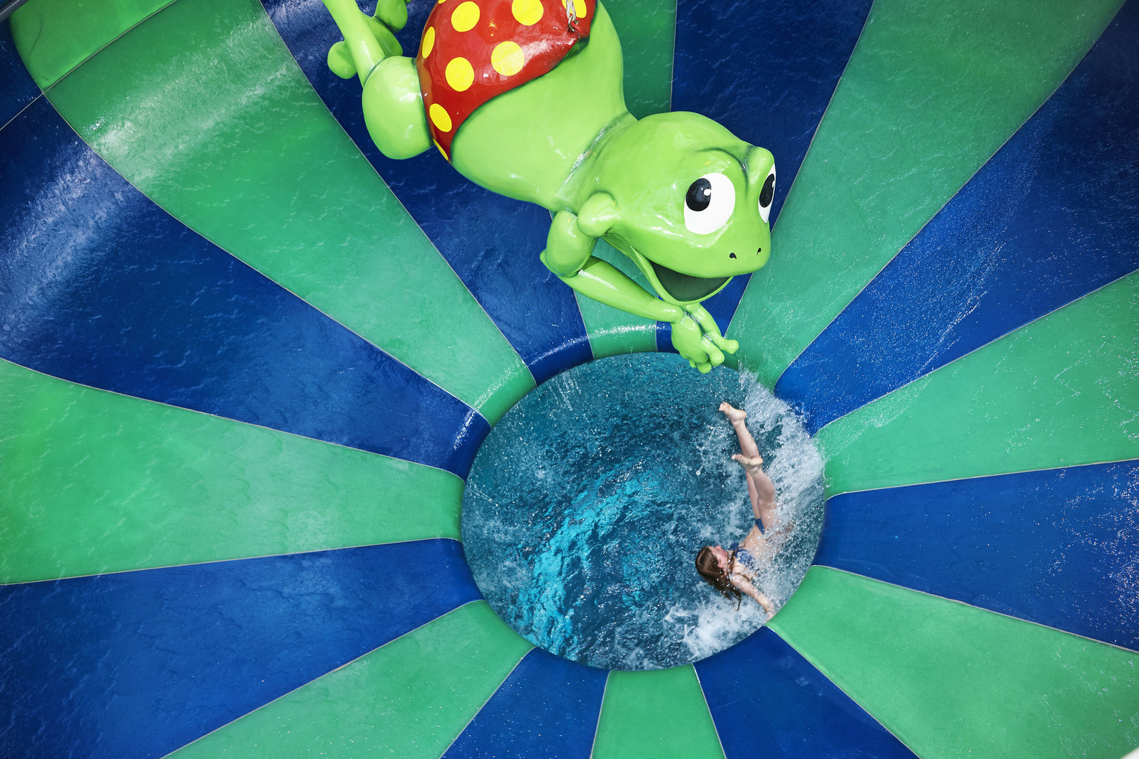 Quick, quicker, quickest in water park tiki pool Blog